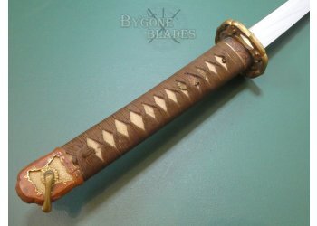 Japanese WW2 Pilots Sword. Heirloom Wakizashi Blade #11