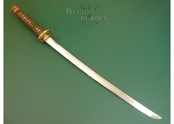 Japanese WW2 Pilots Sword. Heirloom Wakizashi Blade #5