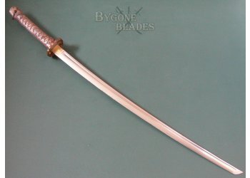 Japanese WW2 Type 95 Army NCO Sword. Nagoya Arsenal 2nd Type #3