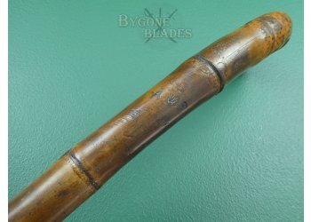Large 19th Century Root-Ball Sword Cane. French Blade #7