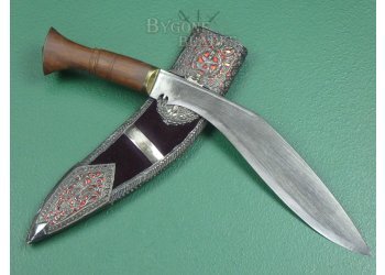 Nepalese Gurkha Kothimora Kukri Knife. Queens Gurkha Engineers. #2312002 #1