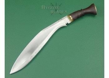 Nepalese Kukri Knife. Badged Scabbard. Early 20th Century. #2201014 #6