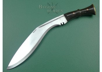 Nepalese Military Kukri. Horn Grip. Solid Tang. #2201008a #6