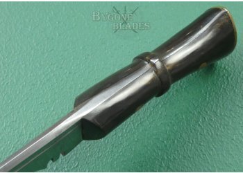 Nepalese Military Kukri. Horn Grip. Solid Tang. #2201008a #9