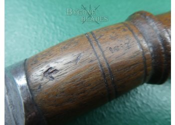 Nepalese WW1 Gurkha Fighting Kukri Knife. 1917 Date Stamp. #2201010a #11