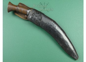 Nepalese WW1 Gurkha Fighting Kukri Knife. 1917 Date Stamp. #2201010a #3