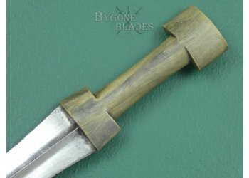 Ottoman Kurdish Khanjar. 19th Century Horn Hilt Dagger. #2201017 #8