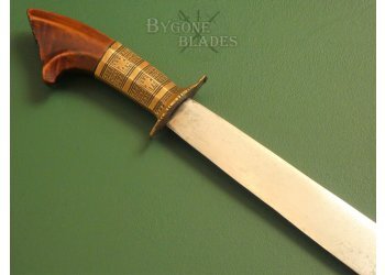 Philippines Bagobo Kampilan Short Sword. Mindanao Tribal Sword #7