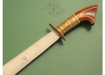 Philippines Bagobo Kampilan Short Sword. Mindanao Tribal Sword #8