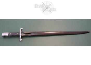 Portuguese M1885 Guedes Rifle Bayonet #3
