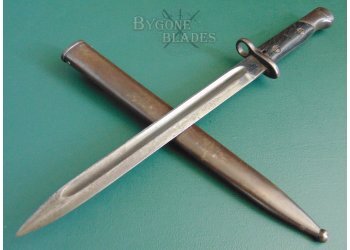 Portuguese 1904 Mauser-Vergueiro Rifle Bayonet