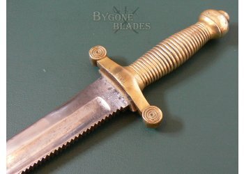 Russian Crimean War Pioneers Tesak Model 1834. Sawback Sword #9