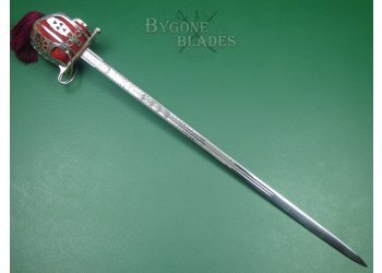Scottish 1828 Pattern Argyll &amp; Sutherland Highlanders Broadsword. Family Crest. #2311001 #5
