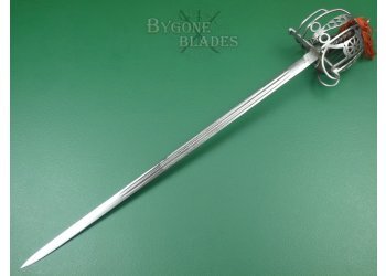 Scottish 1828 Pattern Officers Basket Hilt Broadsword. Thames Scottish Volunteers. #2207009 #6