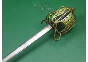 Scottish 19th Century Basket Hilted Broadsword. #2311021 #8