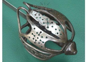 Scottish Highland Cavalry Officers Basket Hilted Broadsword 1800-1820. #2407020 #8