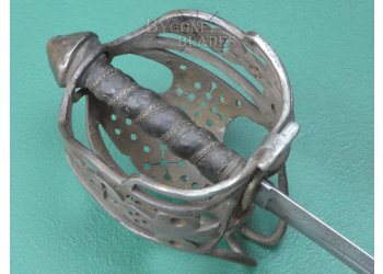 Scottish Highland Cavalry Officers Basket Hilted Broadsword 1800-1820. #2407020 #9