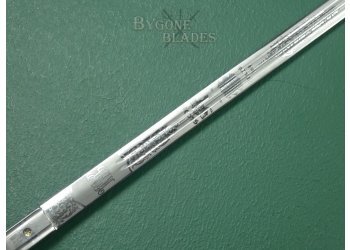 Scottish. Royal Scots 1828/1883 Pattern Cross Hilt Broadsword. Named Officer. #2312008 #13