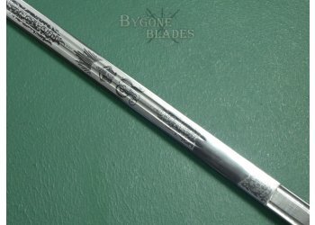 Scottish. Royal Scots 1828/1883 Pattern Cross Hilt Broadsword. Named Officer. #2312008 #14