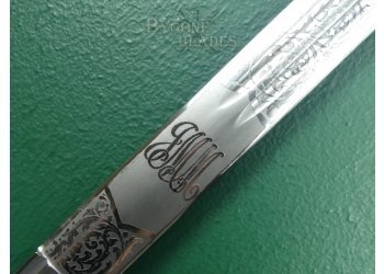 Scottish. Royal Scots 1828/1883 Pattern Cross Hilt Broadsword. Named Officer. #2312008 #17