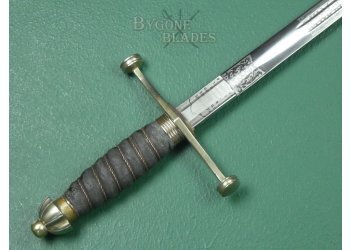 Scottish. Royal Scots 1828/1883 Pattern Cross Hilt Broadsword. Named Officer. #2312008 #9