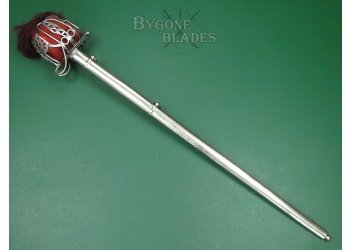 Scottish. Victorian Royal Scots Fusiliers Broadsword. Pillin. #2506003 #3