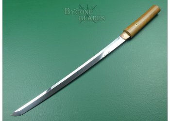 Shinto Period Signed Wakizashi Short Sword. Tadamitsu #5