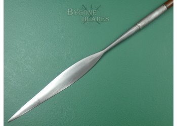 South African Natal Zulu Police Iklwa. Rare Native Police Spear. #2207002 #4