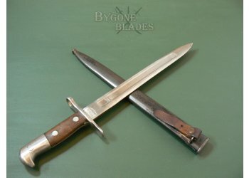 Swiss M1899/11 Bayonet. Waffenfabrik Neuhausen