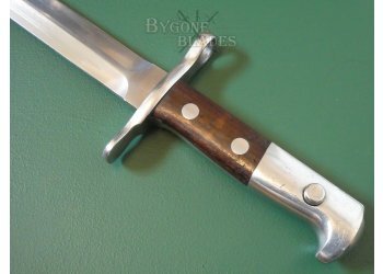 Swiss Model 1918/55 Bayonet. Waffenfabrik Neuhausen #8