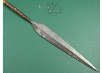 Zulu Broad Bladed Iklwa. Anglo-Zulu War Stabbing Spear. #2209019 #3