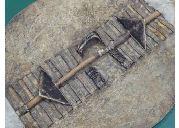 Zulu Cowhide Shield. Isihlangu. #2402005 #6