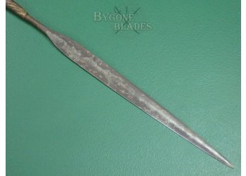 Zulu Iklwa. Long Blade. Woven Copper &amp; Brass Wire. #2402017 #3