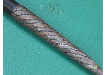 Zulu Iklwa. Long Blade. Woven Copper &amp; Brass Wire. #2402017 #5