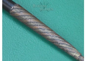 Zulu Iklwa. Long Blade. Woven Copper &amp; Brass Wire. #2402017 #5
