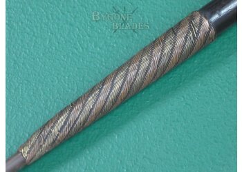 Zulu Iklwa. Long Blade. Woven Copper &amp; Brass Wire. #2402017 #6