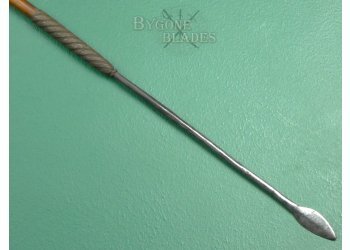 Zulu Isijula. Scarce Zulu Leaf Blade Throwing Spear. #2209007 #3