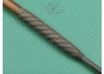 Zulu Isijula. Scarce Zulu Leaf Blade Throwing Spear. #2209007 #6