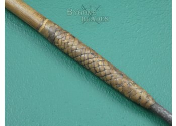 Zulu Isijula. Zulu Warrior Throwing Spear Circa 1870 #5