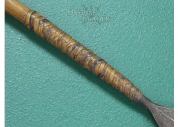 Iklwa. Ilala Palm binding